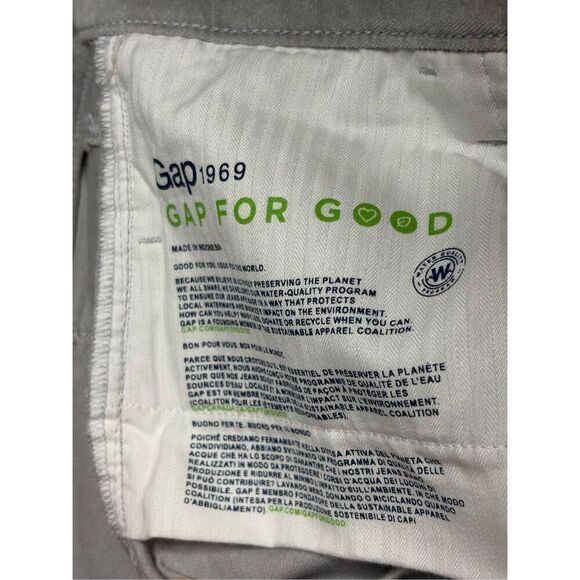 Gap 1969 True Skinny Super High Rise Soft Brushed Corduroy Gray Jeans Women 28 - Picture 4 of 4